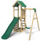 Rebo® Children's Adventure Playset Wooden Climbing Frame, Swing Set and Slide - Rushmore | OutdoorToys | Sturdy Wooden Construction, Pressure Treated Timber
