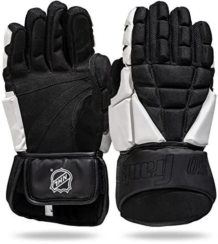 Franklin Sports NHL Street Hockey Gloves - Senior Lightweight Outdoor Roller + Street Hockey Gloves - 13 Inch Outdoor - Classic Fit - Senior Size
