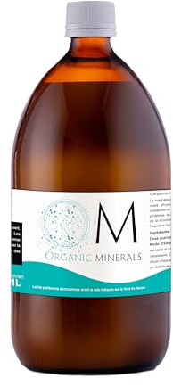 Ormus Organic Minerals 1000 mL - Ormus Puro Premium - Concentrado de Minerales marinos - Oligoelementos - Monoatomicos - 1 Unidad