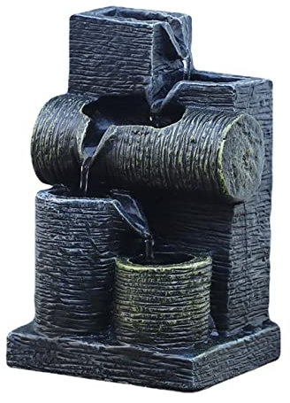 Fontane da tavolo in resina Feng Shui per ornamento da ufficio SPA, tipo 7