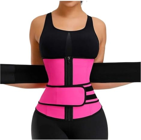 MMRTDJDR Cintura di Supporto Lombare Supporto per la Schiena Tutore per la Schiena Allenatore in Vita Corsetto Dimagrante Corpo Controllo della Pancia Cintura Trimmer Sauna