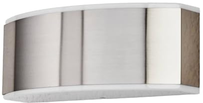 Lindby Outdoor Wall Light Pacon (Modern) in Silver Made of Stainless Steel (1 Light Source, E27) from wall lamp for Exterior/Interior Walls House Terrace und Balcony