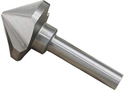 KATSU Broca Avellanadora 90 Grados 30mm Broca Cortadora de Chaflán de 3 Flautas HSS 6542 para Metal Acero Madera, Cortadora de Molino de Perforación de Posicionamiento 12740617