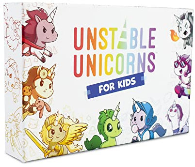 Unstable Games | Unstable Unicorns Kids Edition | Card Game | Ages 6+ | 2-6 Players | 15-45 Minutes Playing Time