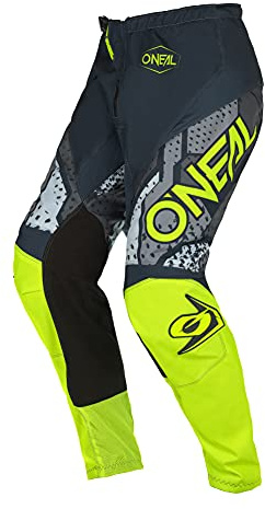 O'Neal Element Camo MX DH MTB Pant Hose lang grau/gelb 2024 Oneal: Größe: 28 (44)