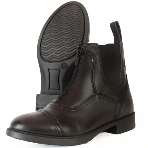 Horses Stivaletti Unisex Equitazione Riding, Prestazioni Eccezionali Comfort Impeccabile (Moderno, nero, Sistema Taglie Calzature EU, Adulto, Numero, Media, 44)