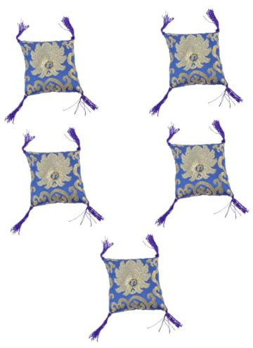 5 Stück Schüsselunterlage, buddhistische Schüsselmatte, Meditationsklang, Meditationsschalenkissen, heilende Klangschale, Buddha-Klangschalenkissen, Schalenhalter, Himalaya-Klangschalen, Nepal-Stof