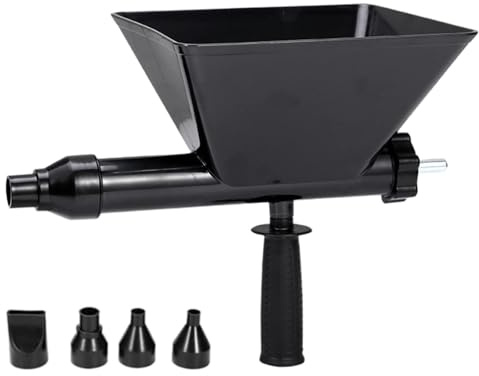 Kit De Lechada Eléctrica - Pistola De Lechada De Mortero | Pisos De Lechad De Cemento | Herramienta De Calafateo De Mortero Eléctrico Con 4 Boquillas, Kit De Aplicador Para Juntas De Ladrillo, Parede