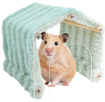 Hamstertunnel Mjuk Och Bekväm Plysch Boende Hus Dekoration För | Tunnel För Smådjur Med För Chinchilla Hamster Och Kanin För Vila Lek Och Inomhus