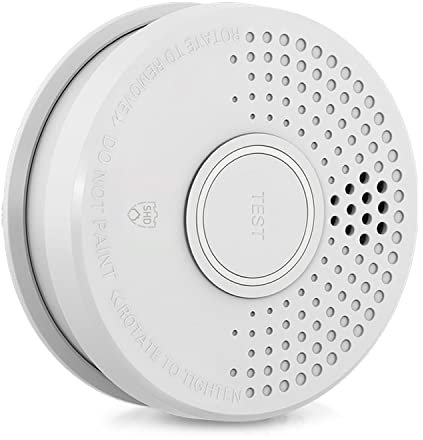 SHD by OneConcept Detecteur de Fumée, 1x Alarme Incendie Détecteur Fumée pour la Maison, Bureaux, Detecteur de Fumee de Cuisine à Capteur Optique avec Fonction Test et Silencieux, Détecteurs de Fumée