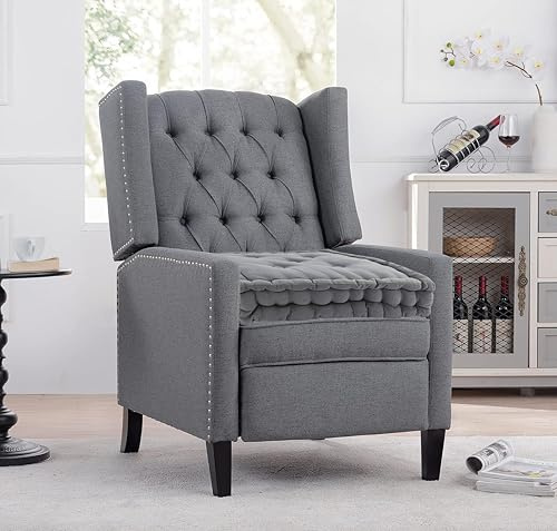 EXQUIZIT HOME Armchair Booster Cushion for Adults, Thick Chair Booster Seat Pad 45 x 45 x 10 cm, 100% Cotton Filling Seat Riser Cushion for Dining Chair, Garden Chair & Armchair, Silver