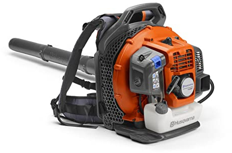 Husqvarna 150BT Gas Leaf Blower, 51-cc 2.16-HP 2-Cycle Backpack Leaf Blower, 765-CFM, 270-MPH, 22-N Powerful Clearing Performance and Ergonomic Harness System, 970466901