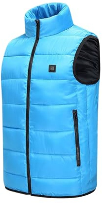 Zeiayuas Gilet Chauffant Homme Femme éLectrique Veste Chauffante Homme Avec 5 Zones de Chaleur Veste Chaud LéGer Doudounee Sans Manche Lavable Pour Moto Chasse Camping Cyclisme Pas Cher