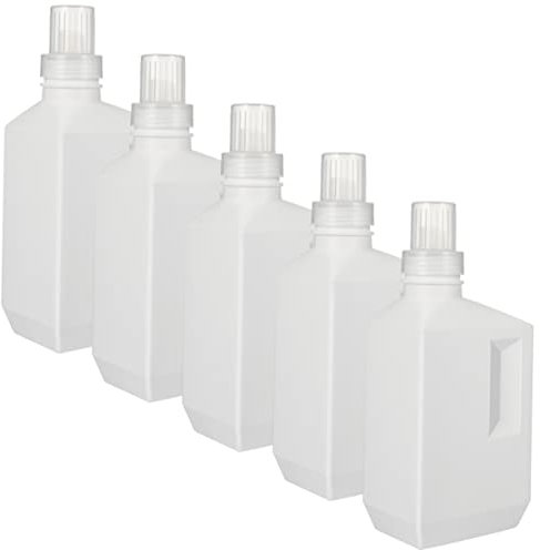 FOMIYES 5pcs Multipurpose Plastic Laundry Sub Bottle Leakproof Refillable Dispensing Bottles