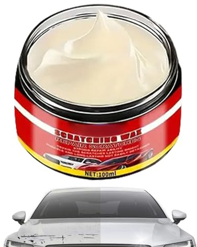 Réparation Rayures Voiture - 100ml Restaurateur Peinture Auto | Nettoyant avec Polissage à l'Éponge pour Peinture Extérieur Intérieur Automobile Caravane