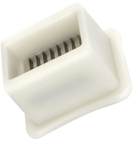EXCEART Cortador de Judías de Acero Inoxidable 1 Pieza Rebanador Multifuncional para Verduras y Frutas Herramienta para Cortar Tiras y Rebanar Frijoles Cocina Doméstica