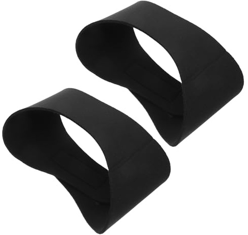 TOMETURE 2 Stück Pack Schwimmstirnbänder mit Elastischem Gewebe für Bequemen Sitz und Stylischen Look für Pool und Strandaktivitäten Ohrenschutz Stirnband Schwarz
