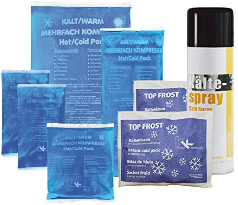 KK Sport-Kühl Set | Mit unterschiedliche Kompressen | Kältetherapie-Set |