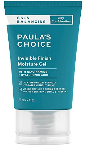 Paula's Choice SKIN BALANCING Feuchtigkeitscreme - Mattierende Gel Nachtcreme - Reduziert die Poren, Mitesser & Unreine Haut - mit Niacinamid & Antioxidantien - Mischhaut bis Fettige Haut - 60 ml