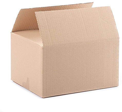 Versandkarton Karton Faltkarton Verpackungen Bücherkartons 300x250x150 mm (20 Stück) Braun