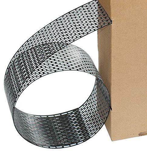 Lüftungsband Lüftungsgitter Vogelschutz Vogelschutzgitter 60 m lang (100 mm, schwarz)