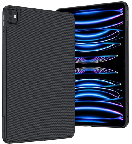 BENKS Custodia ArmorPro per iPad Pro 12.9 Pollici 6ª/5ª/4ª/3ª Gen (2022/2021/2020/2018), Antiurto Custodia con Supporto per Pencil, in Fibra Kevlar DuPont e TPU