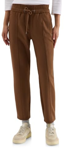 Cecil Pantaloni in Velluto Mocha Caramel L