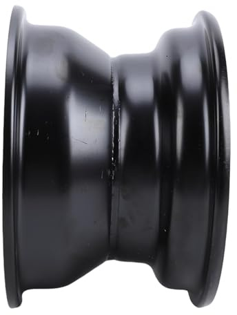 CFTGIW Cerchione ATV 16x8-7 Cerchio in Acciaio 7 Pollici 3 Fori per Bulloni per Kazuma Quad Go Kart ATV UTV off Road con Design Ampio Presa Migliore (Black)