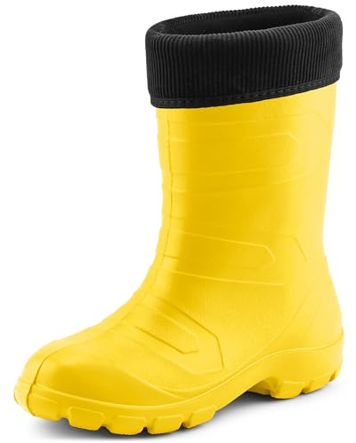 Ladeheid Dam Thermo EVA Gummistövlar lätt som en fjäder LALMG879 (Gul/SvarteBlå, 36 EU)