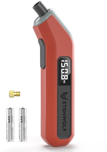 ETENWOLF T300 Plus Tire Pressure Gauge 3-200 PSI with Presta Valve Adaptor