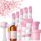 Sakura Face Care Set,Gesichtspflege Geschenke für Frauen,Beauty-geschenksets Rituals Geschenkset Frauen,Kirschblüten-Hautpflegesets,Hautpflege-Sets (13pcs, Cherry Blossom)