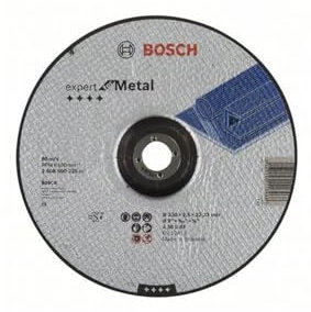 Bosch Professional 1x Schruppscheibe Gekröpft Expert for Metal (Metall, A 30 S BF, Ø 230 mm, 2.5 mm, Zubehör Winkelschleifer) (Packung mit 10)