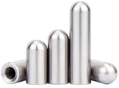 EJPPDHCO Goupille cylindrique à tête Ronde à Filetage Interne en Acier Inoxydable Goupille Creuse Goupille de positionnement à Trou de dent Interne M3M4M5M6(5pcs 6X40XM4)