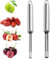 Apfelentkerner, 2 Stück Kirschen Kirschentkernen Obstentkerner Entkerner kirschen Edelstahl Entkerner Apfelausstecher Edelstahl Entkerner Apfel Apfelstecher für Kirsche Weißdorn und Rote Datteln