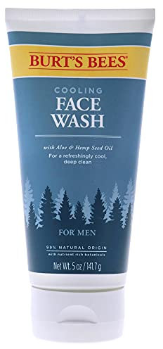 Burts Bees Cooling Face Wash For Men 5 oz Cleanser