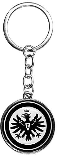 Eintracht Frankfurt Schlüsselanhänger LOGO SCHWARZ