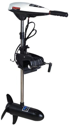45LBS 12V Hors Bord Moteur Électrique Pour Gonflable Bateau de Pêche 552W pour dériveurs, Bateaux de pêche, Bateau en Bois Moteur hors-bord extérieur - Moteur à brosse - Moteur de bateau de pêche