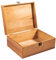 Budesoko Holzkiste Mit Deckel und Riegel für Schmuck, Werkzeuge und Spielzeug für Handwerk, Kunst, DIY-Enthusiast Holzbox, hölzerne Souvenir-Speicher-Kist, 28.5 x 21.5 x 11.5 cm