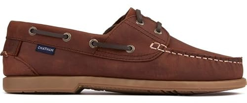 Chatham Marine Mens Bow II Boat Shoes Brown