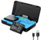 POEOSAS LP-E10 Akku für Canon T7, 2er-Pack 1600mAh mit USB-C 20W Fast Charge Case, Kompatibel mit EOS Rebel T7 T6 T5 T3 T100, Kiss X50 X70, 2000D 1300D 1200D 1100D Kamera, Magnetischer Schnappdeckel
