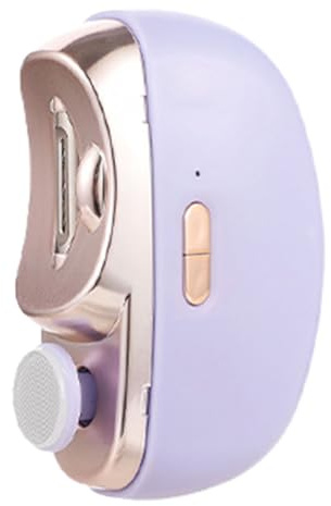 Coupe-ongles électrique automatique – Coupe-ongles et lime de sécurité, coupe-ongles rechargeable avec lumière LED avec attrape-ongles, ciseaux à ongles faciles à utiliser pour bébés, personnes âgées