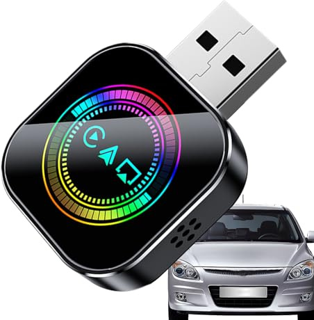 Generico Adattatore Mirroring Telefono Per Auto,Adattatore Plug And Play - Wireless Per Collegare Il Telefono Schermo Auto | Per Uso Quotidiano Viaggi Lunghi Guida In Città Streaming Musicale Chiama