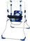 2in1 Skyline Kinderschaukel Babyschaukel Babywippe Zimmerschaukel Gartenschaukel Indoor Outdoor Baby Schaukel Hochstuhl in einem Sicherheitsgurt mit Bügel zusammenklappbar Drinnen Draußen (Flugzeug)