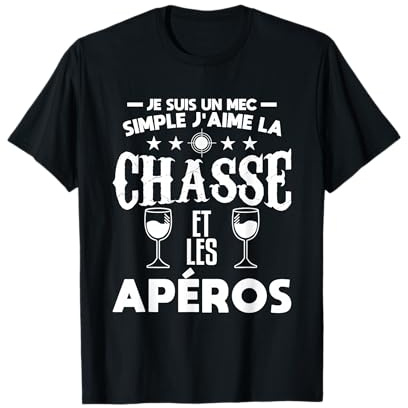 Je suis Un Mec Simple Drôle De Cadeau Chasse pour Chasseur T-Shirt