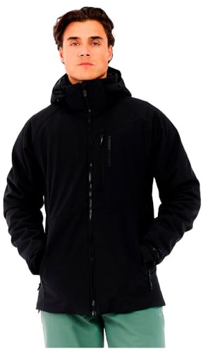 Protest PRTAkas - Chaqueta de esquí y snowboard para hombre, negro auténtico, XL