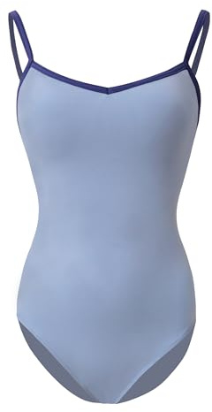 ROYAL SMEELA Body danza classica senza maniche donna body da balletto con reggiseno incorporato