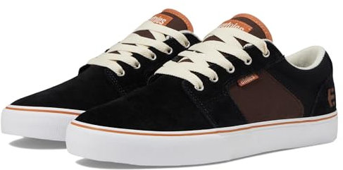 Etnies Herren Barge LS Skate Shoe, Black/Brown, 43 EU