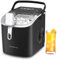 CROWNFUL Machine à Glaçon, 12kg en 24h, 9 Glaçons en 6 Minutes, Portable Machine a Glacons avec Capteur Infrarouge et Autonettoyant, Idéale pour Maison, Cuisine, Bureau, Bar, Fête