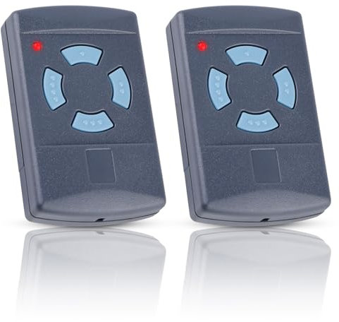 2 Pezzi Apriporta Garage, Telecomando 868 Mhz, Trasmettitore Telecomando Compatibile con Telecomando Hormann 868mhz Hse2 868,Hsm2 868,Hs1/2 868,Hsz1/2 868, Telecomando A 4 Canali