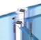 Generisch Magnetische Duschdichtung für Duschtüren Set I 200 cm I Glasstärke 4 bis 6 mm 90 Grad Transparent